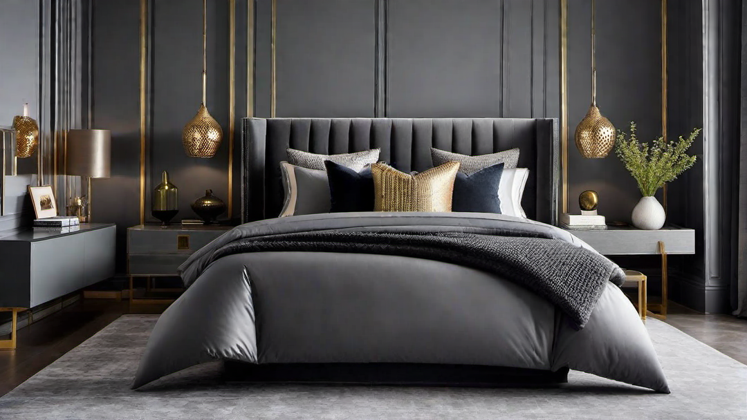 14. Moody Greys: A Modern and Stylish Twist on Bedroom Design