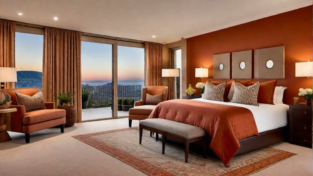 17. Earthy Terracottas: Warm and Inviting Bedroom Color Options