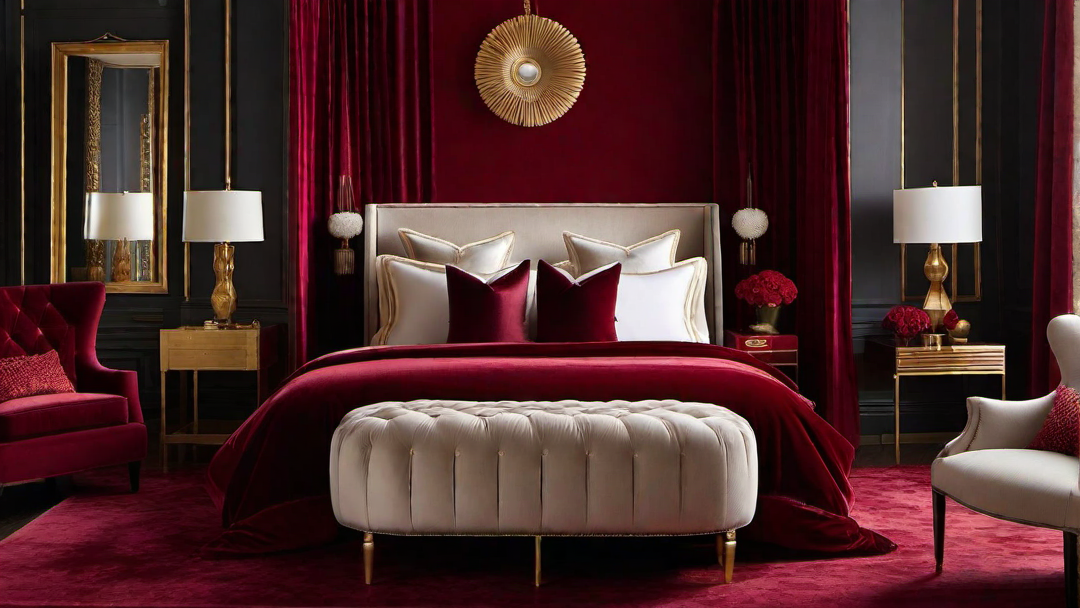 5. Romantic Reds: Infusing Passion and Energy into the Bedroom