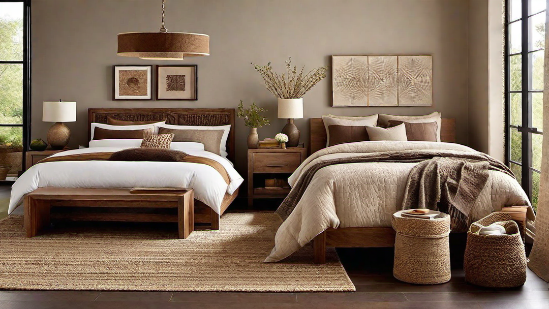 9. Rustic Browns: Embracing Nature-inspired Bedroom Colors