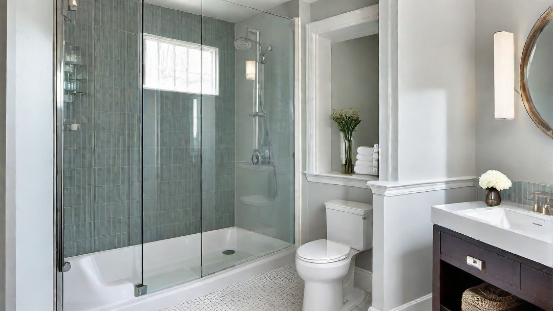 Aesthetic Appeal: Enhancing a Very Small Bathroom with Tub and Shower
