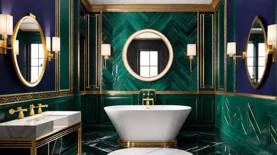 Art Deco Glamour: Rich and Opulent Color Schemes
