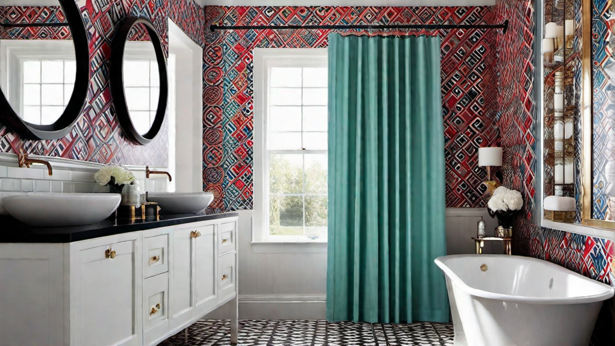 Bold Patterns: Adding Visual Interest to a Small Bathroom