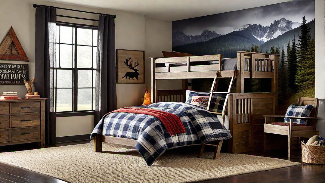 Camping Out: Rustic Boys Bedroom Retreat