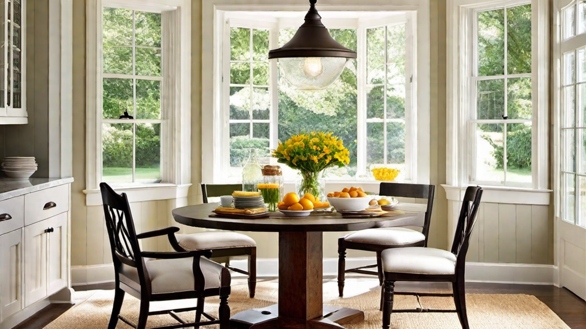 Casual Dining: Breakfast Nook in Cottage Kitchen
