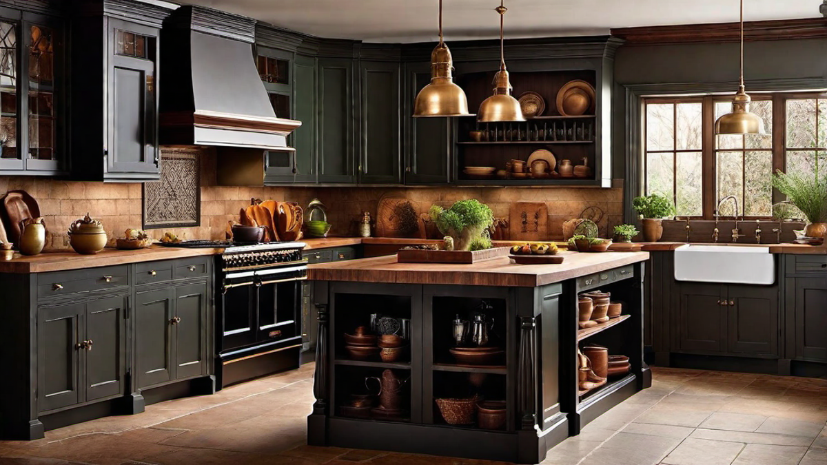 Classic Warmth: Wood and Earth Tones in Colonial Kitchens