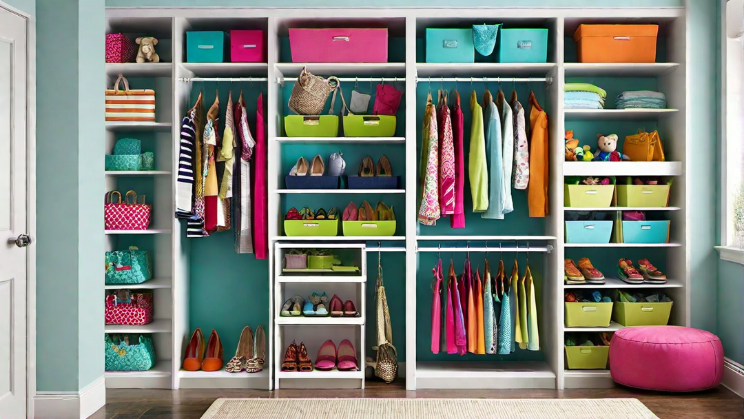 Clever Closet Organization: Efficiently Managing Clothing and Toys