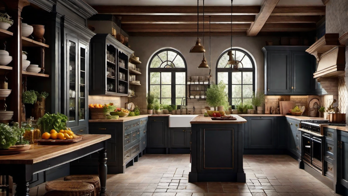 Colonial Sensibility: Practicality and Style in Kitchen Decor