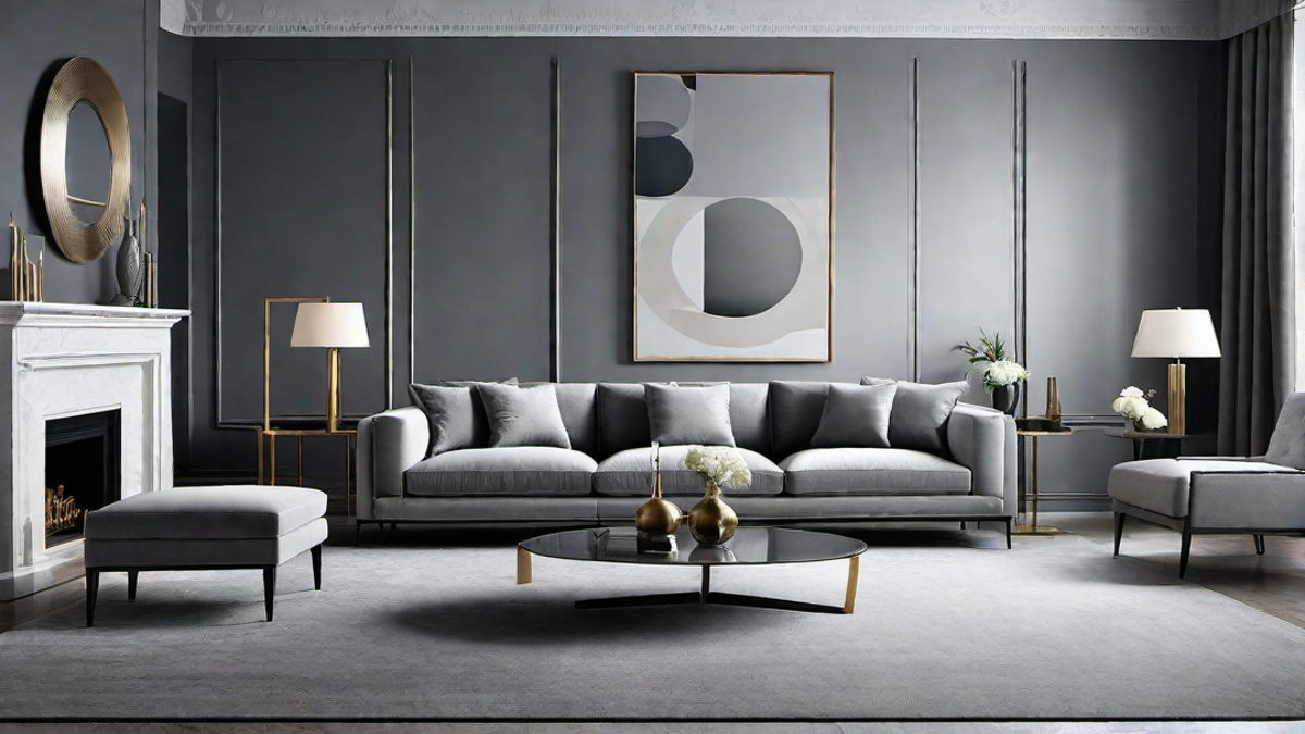 Contemporary Cool: Grey Living Room Paint Schemes for Modern Homes