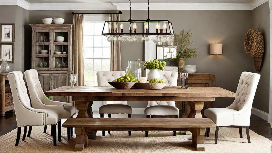 Country Inspired: Farmhouse Dining Room Decor