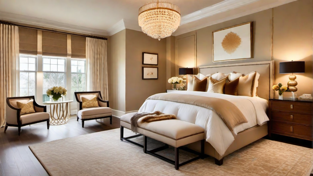 Cozy Elegance: Warm Tones in the Master Bedroom