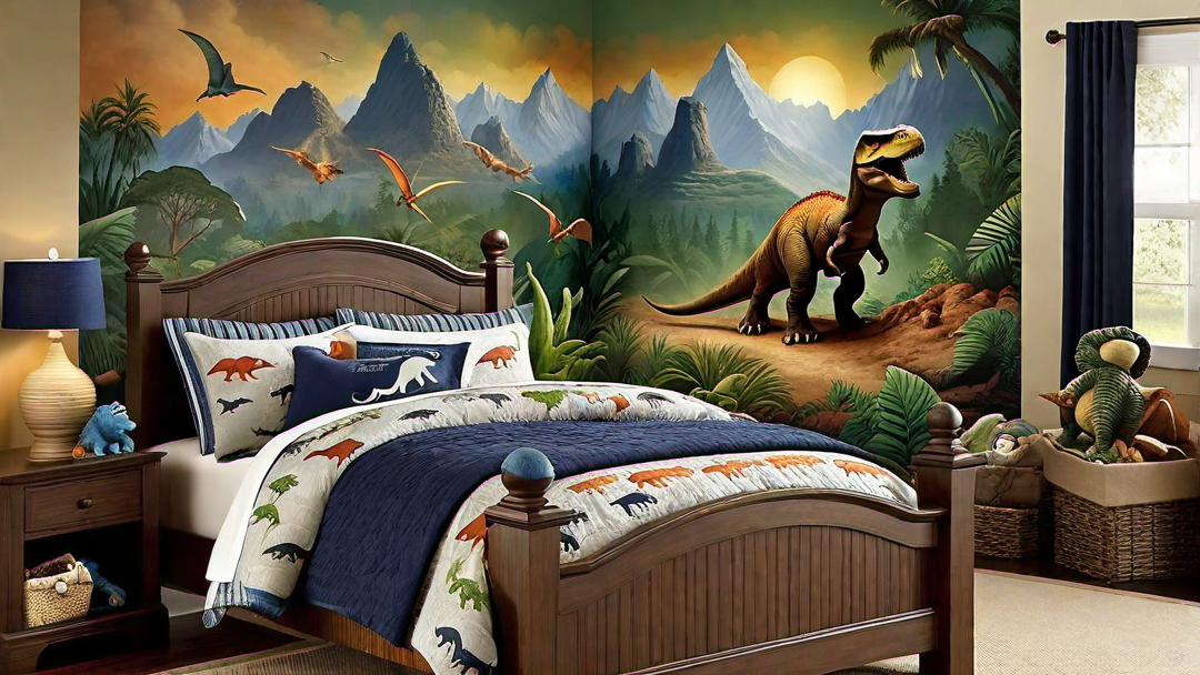 Dino Discovery: Prehistoric Boys Bedroom Theme