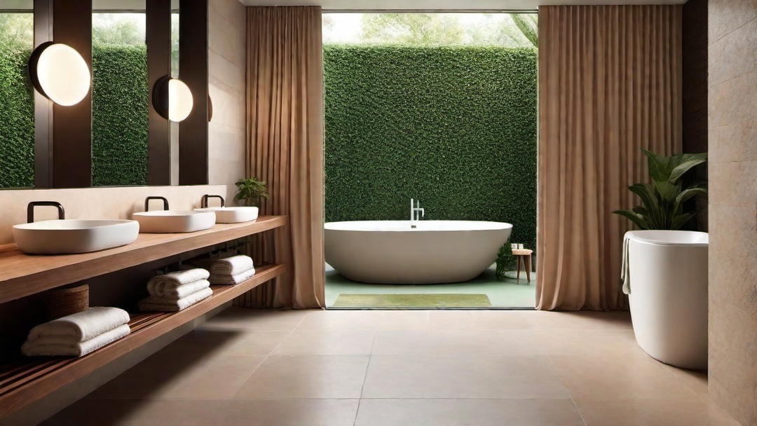 Earthy Modernity: Incorporating Contemporary Elements into Earthy Bathrooms