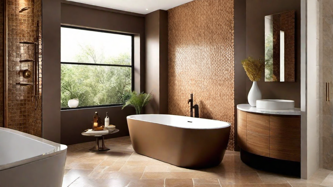 Earthy Opulence: Using Luxurious Textures in Earth Tone Bathroom Designs