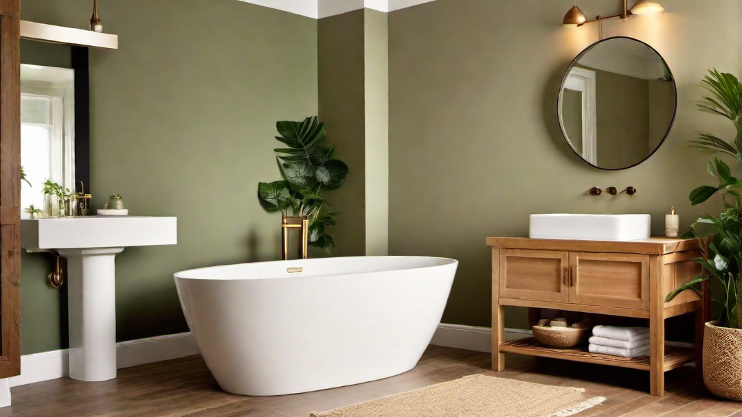 Earthy Serenity: Creating a Relaxing and Calming Bathroom Space