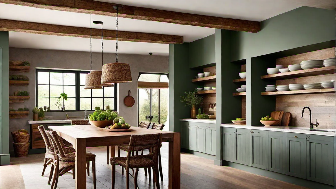 Earthy Tones: Using Nature-Inspired Colors in Farmhouse Kitchens