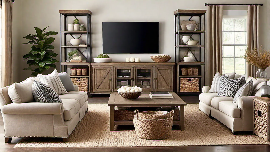 Entertainment Center: TV Console and Media Storage