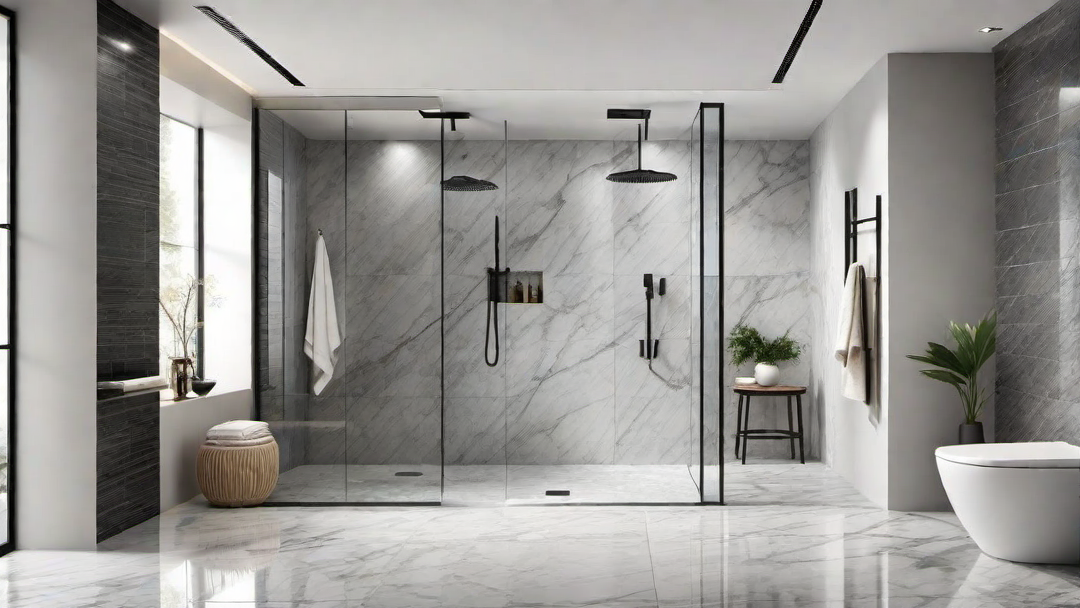 European Influence: Walk-In Shower as Focal Point in Bathroom Design