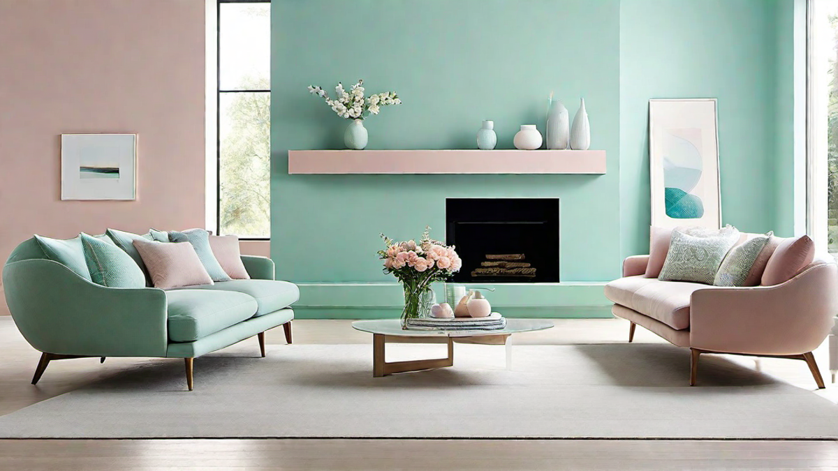 Fresh and Airy: Light Pastel Living Room Paint Ideas