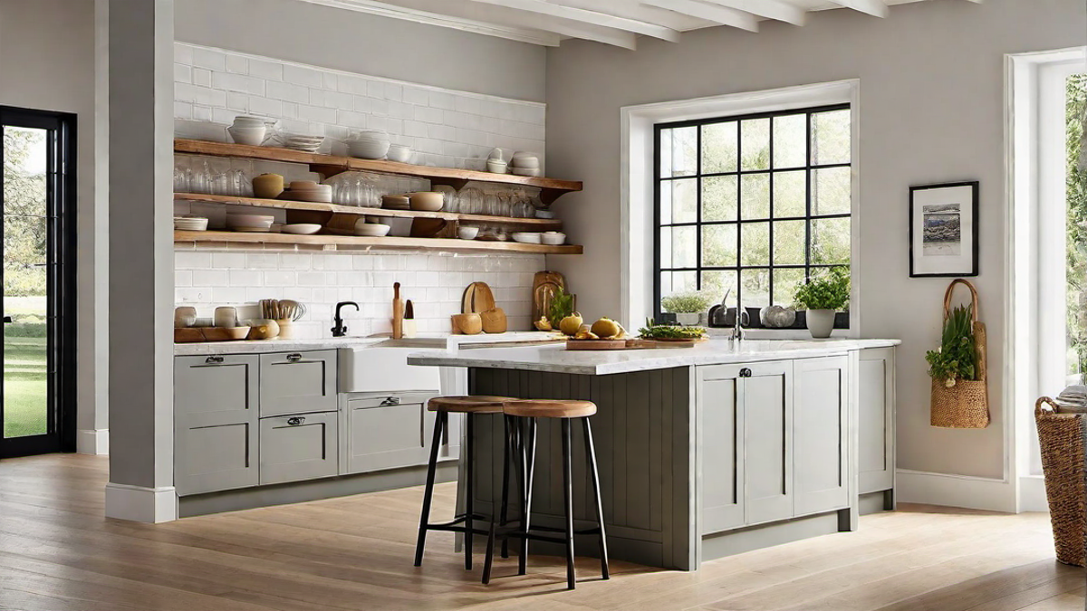 Functional Beauty: Cottage Kitchen with Ample Storage