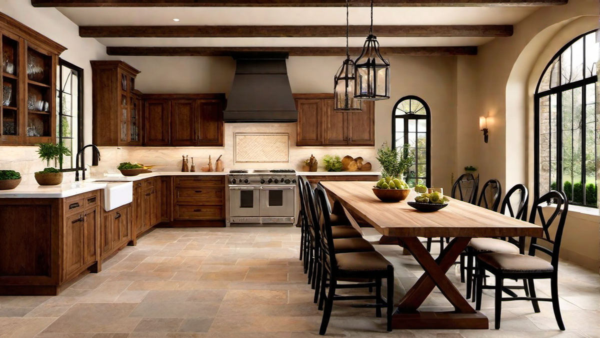 Functional Charm: Tuscan Kitchen Layout Ideas