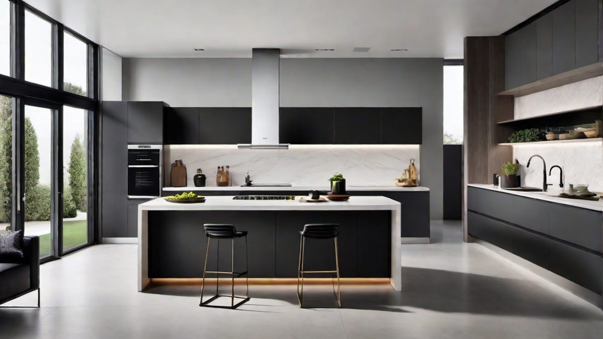 Functional Elegance: Kitchen Islands with Built-in Appliances