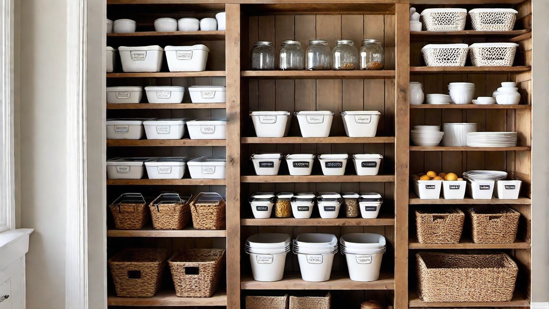 Functional Pantry: Organization and Storage in Farmhouse Style