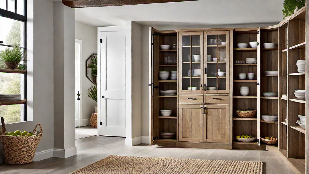 Functional Storage: Built-In Cabinets and Pantry Space