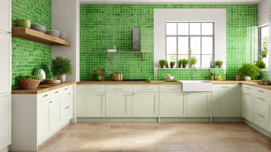 Garden Inspired: Fern Green Kitchen Tiles