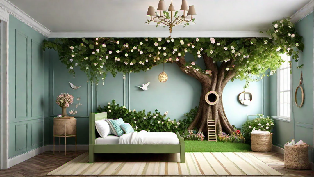 Garden Retreat: Nature-inspired Girls Bedroom
