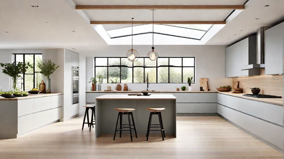 Geometric Shapes: Scandinavian Kitchen with Clean Lines
