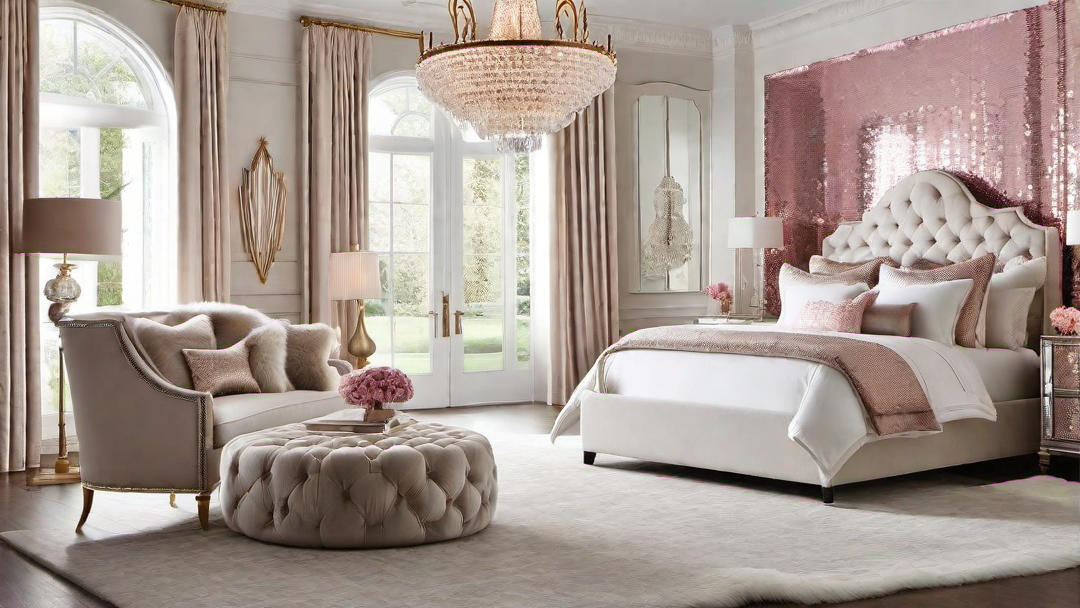 Glamour Galore: Sparkly and Glitzy Girls Bedroom