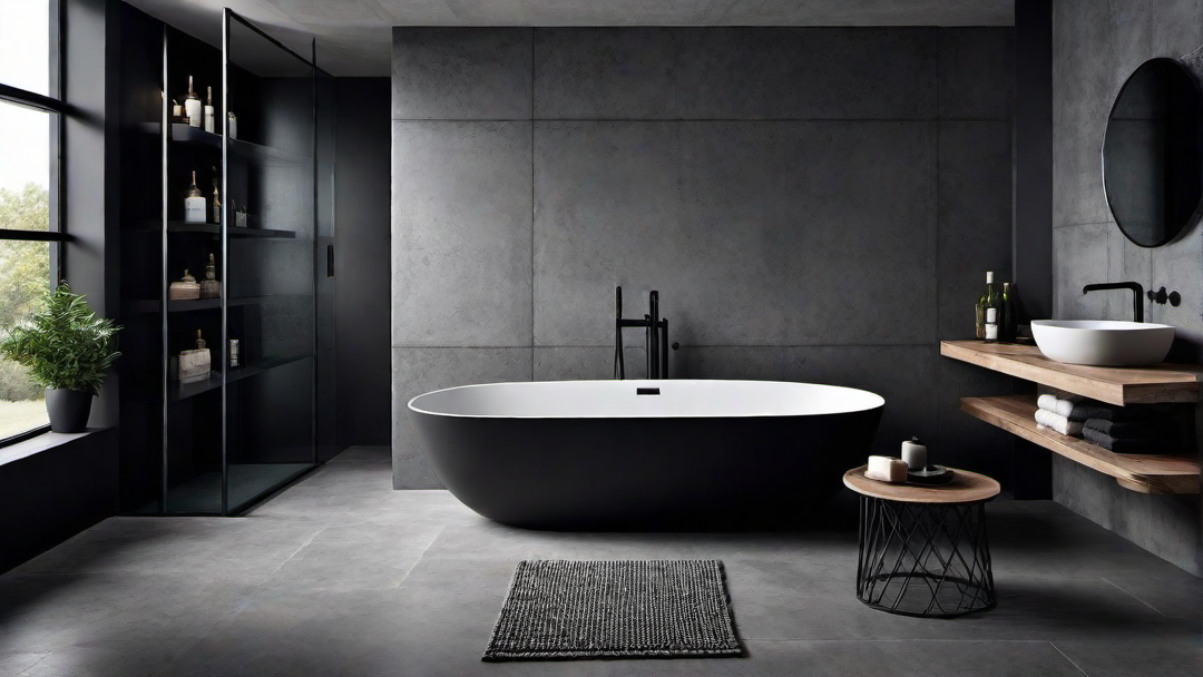 Industrial Chic: Exposed Greyscale Elements in the Bathroom
