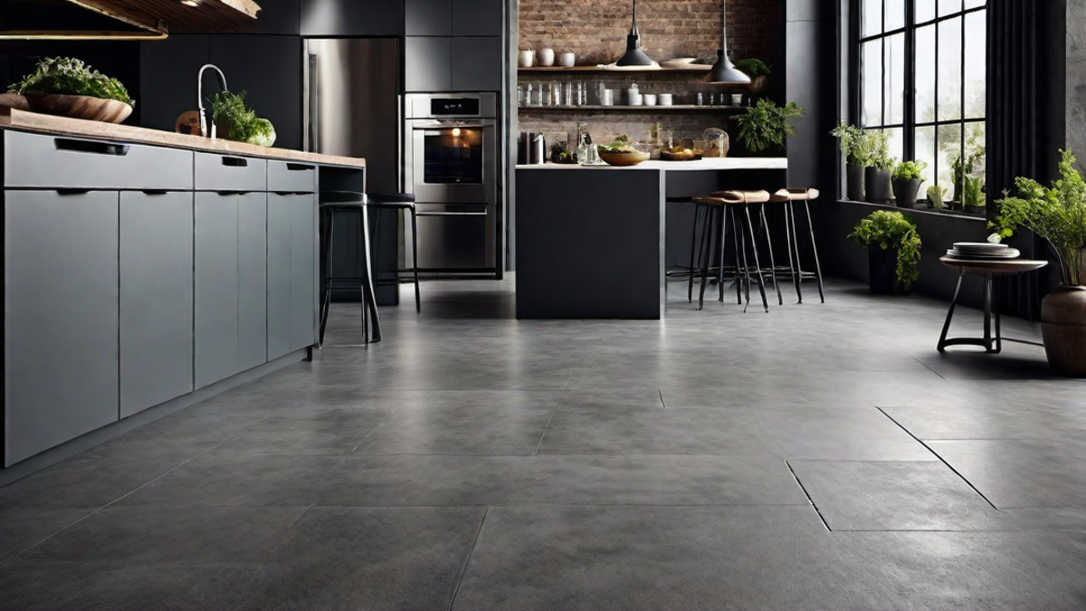 Industrial Flooring: Concrete, Tile, and Other Durable Options for Kitchen Design