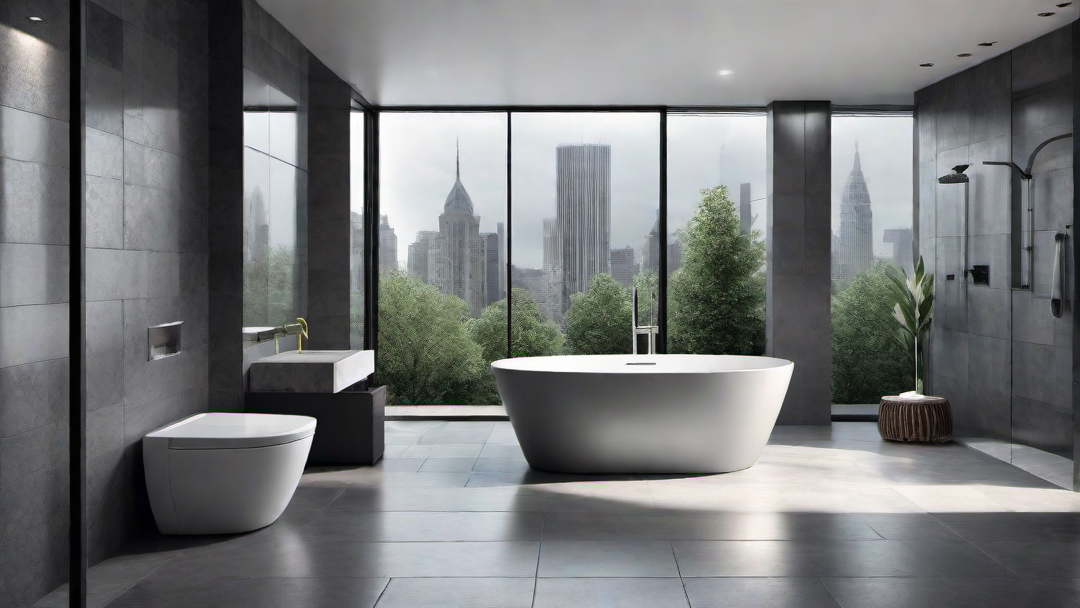 Innovative Fixtures: Modern Greyscale Bathroom Fittings