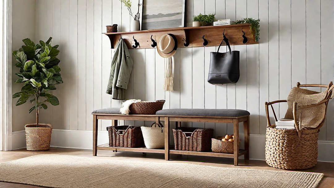 Inviting Entryway: Welcoming Bench or Coat Rack