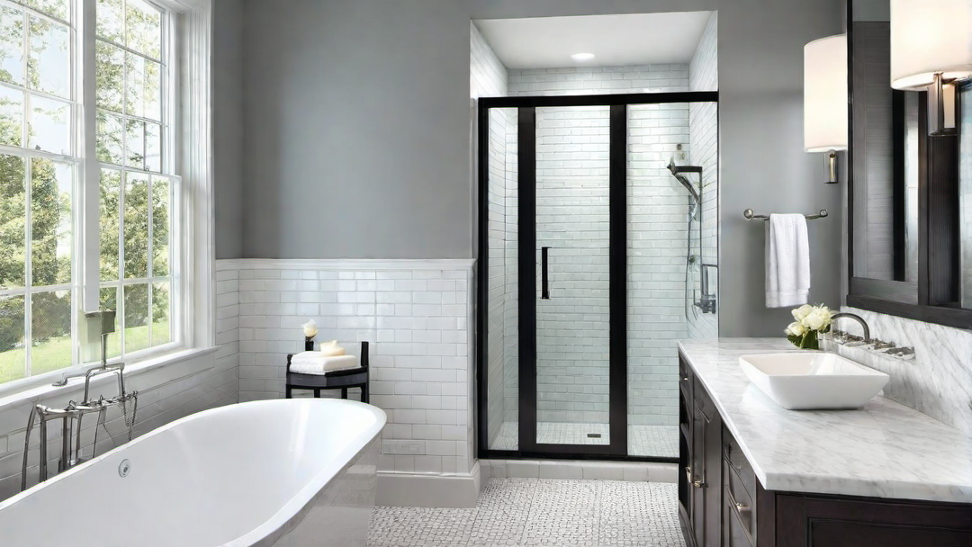 Luxurious Comfort: Small Bathroom Tub and Shower Design Ideas