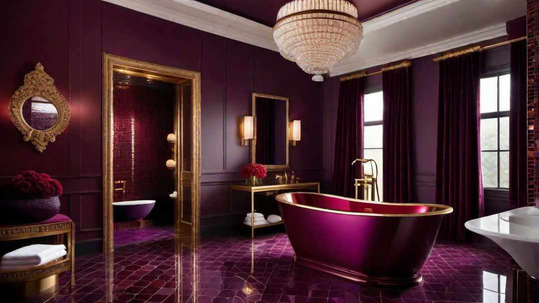 Luxurious Jewel Tones: Deep Reds and Purples