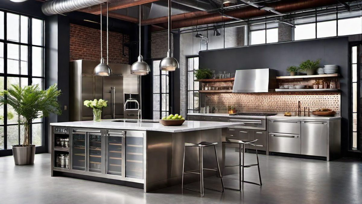 Metallic Accents: Incorporating Stainless Steel in Industrial Kitchen Design