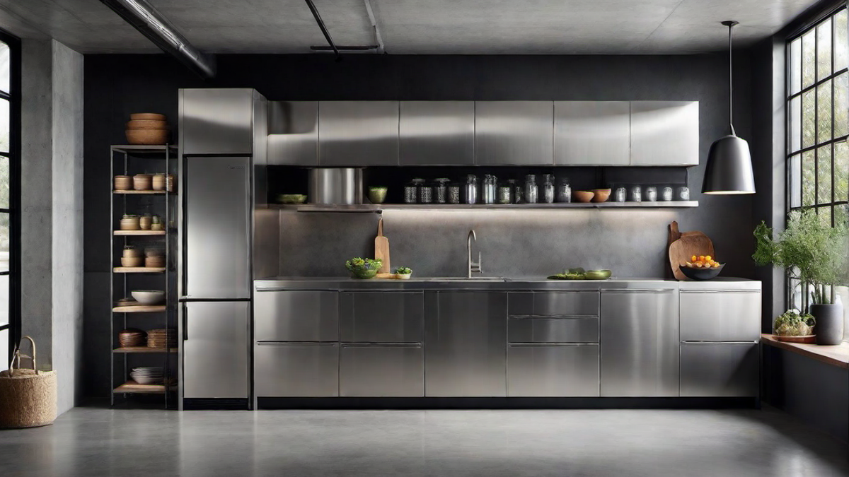 Minimalist Approach: Clean Lines and Simple Aesthetics in Industrial Kitchen Design