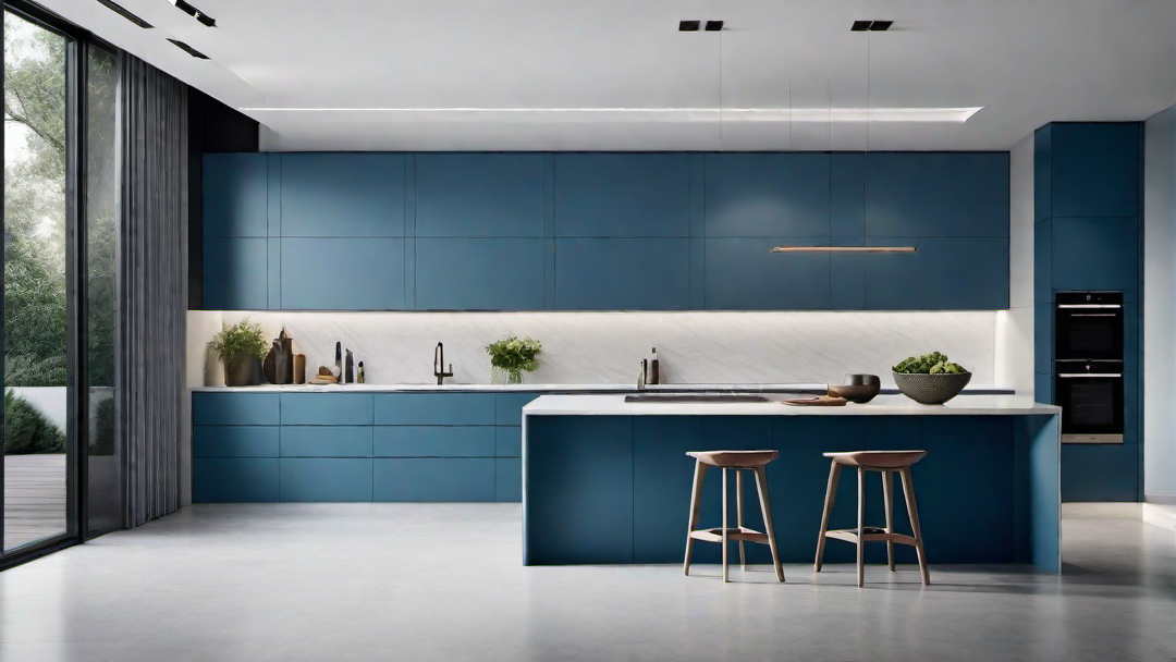 Minimalist Blue: Clean Lines and Simple Design
