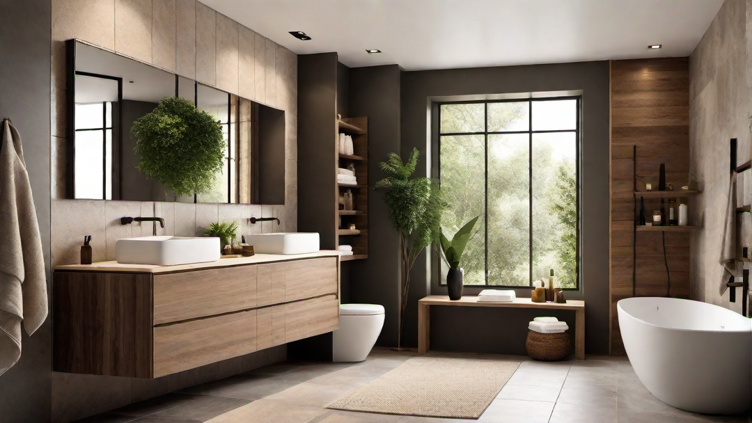 Natural Elegance: Using Wood Accents in Earth Tone Bathrooms