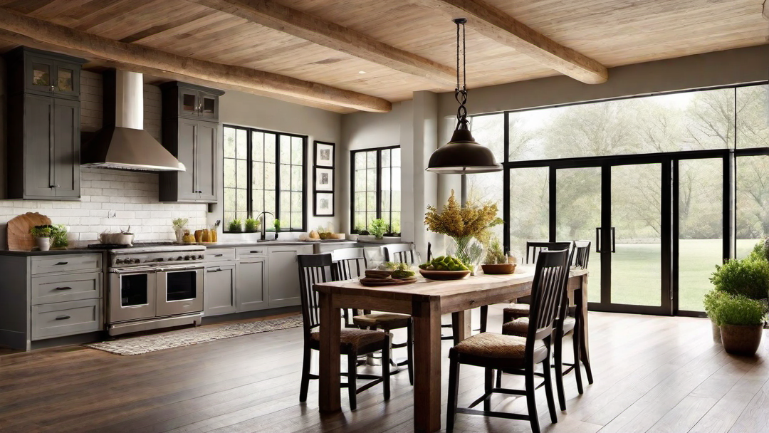 Natural Light: Enhancing the Warmth of a Farmhouse Kitchen
