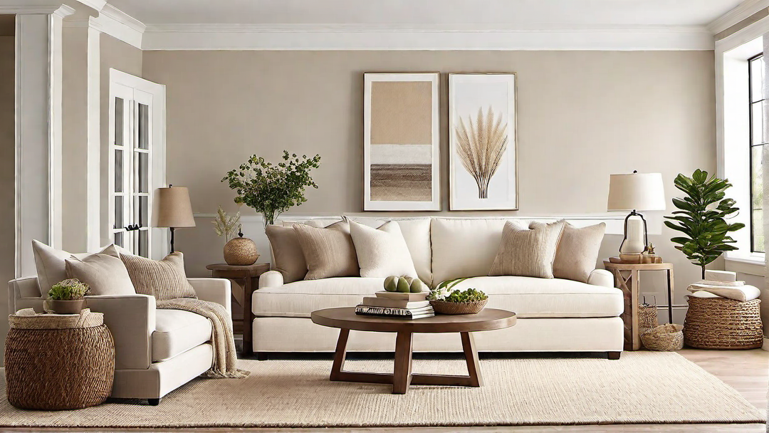 Neutral Palette: Creams, Whites, and Soft Earth Tones