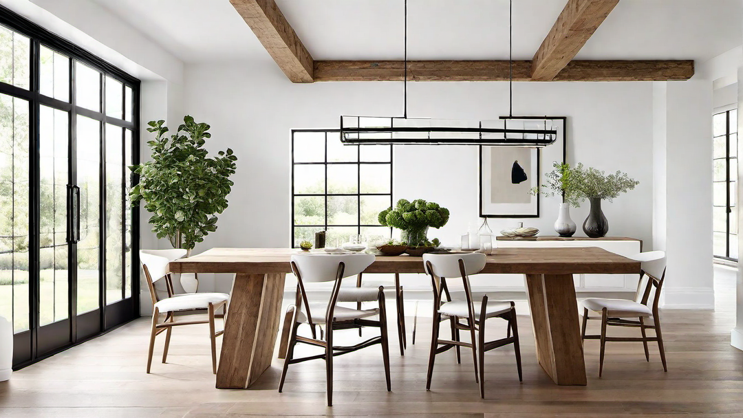 Neutral Palette: White Walls and Natural Wood Accents