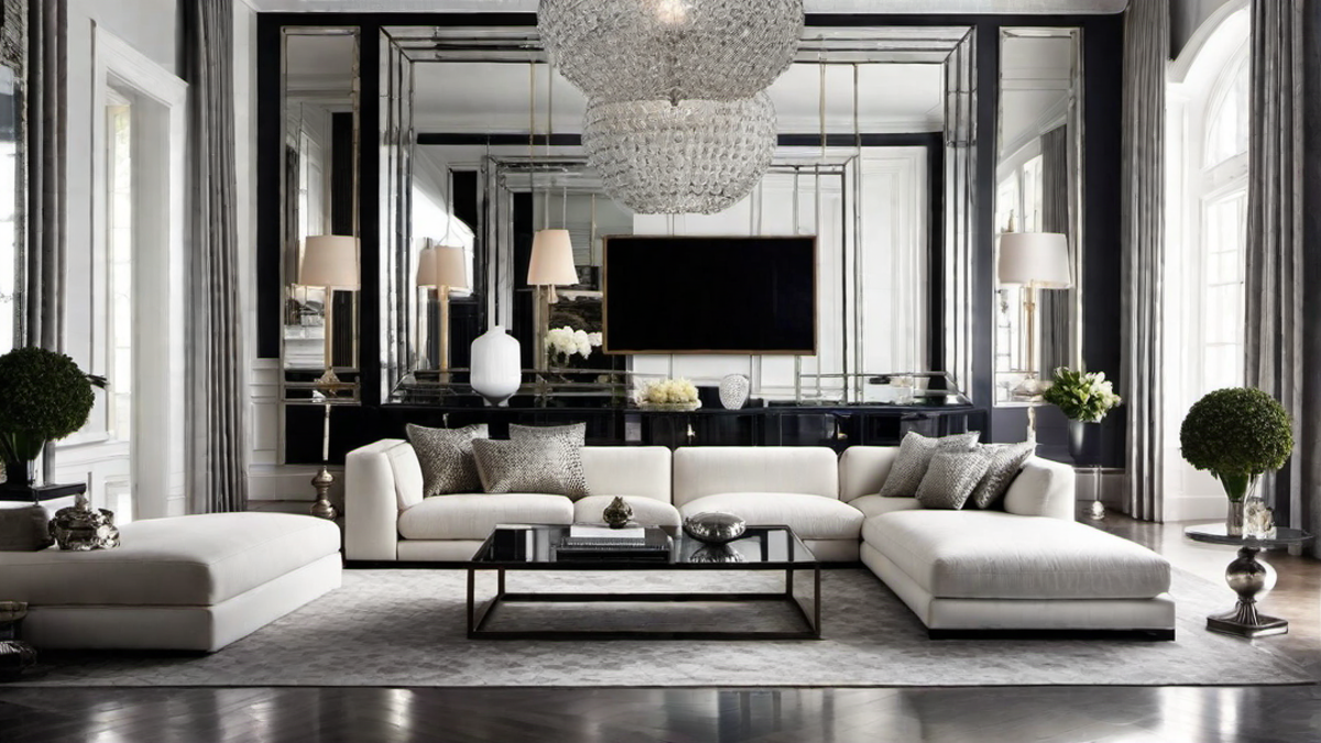 Reflective Surfaces: Incorporating Mirrors and Metallics in Contemporary Living Room Décor