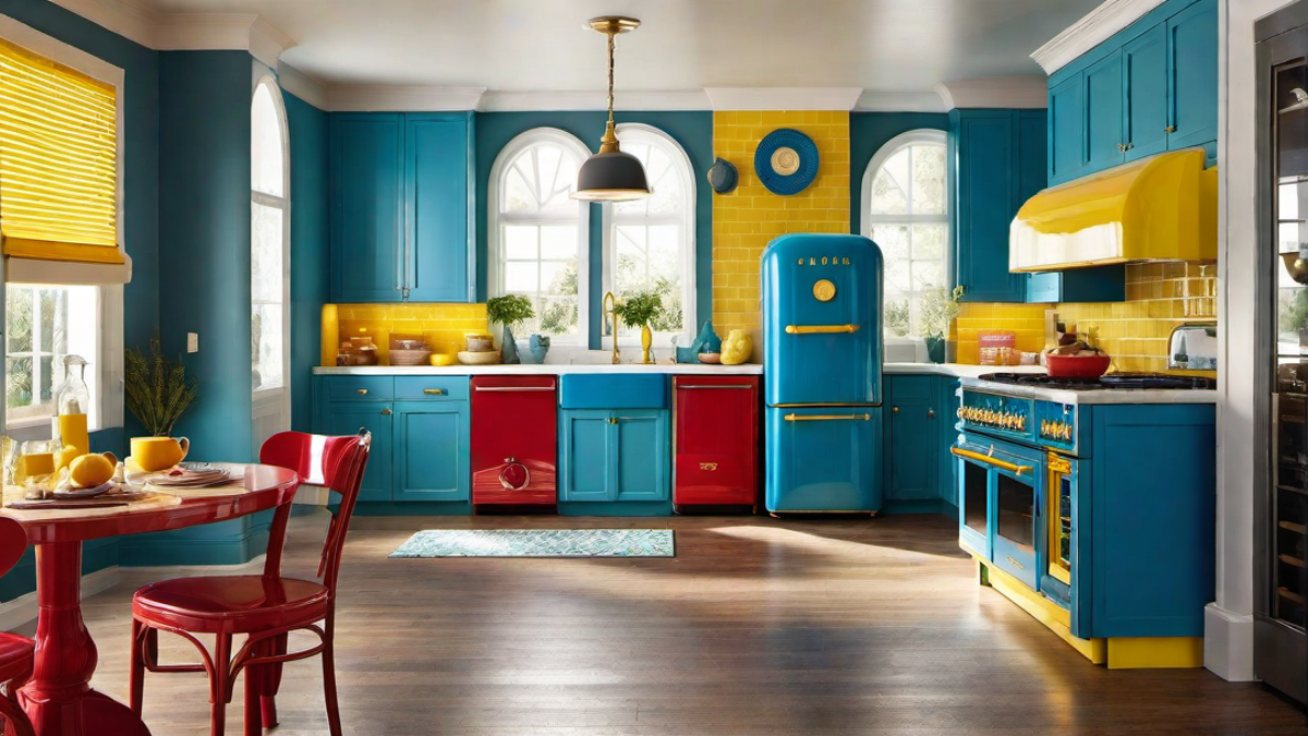 Retro Charm: Vintage-Inspired Colorful Appliances