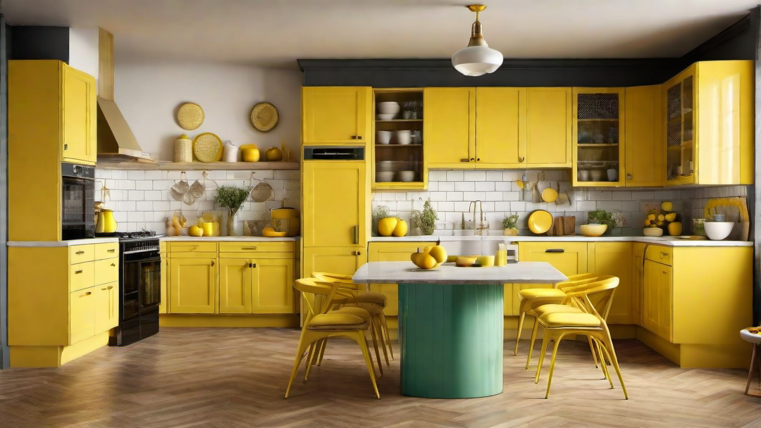Retro Vibes: Vintage Yellow Kitchen Design