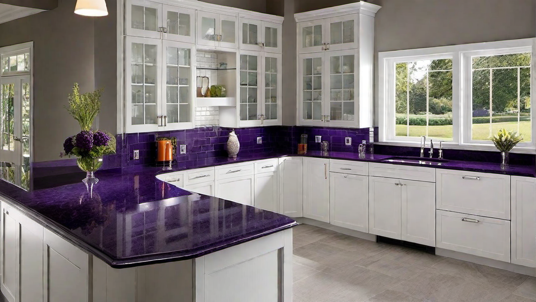 Royal Purple Countertops: Adding Elegance to the Kitchen