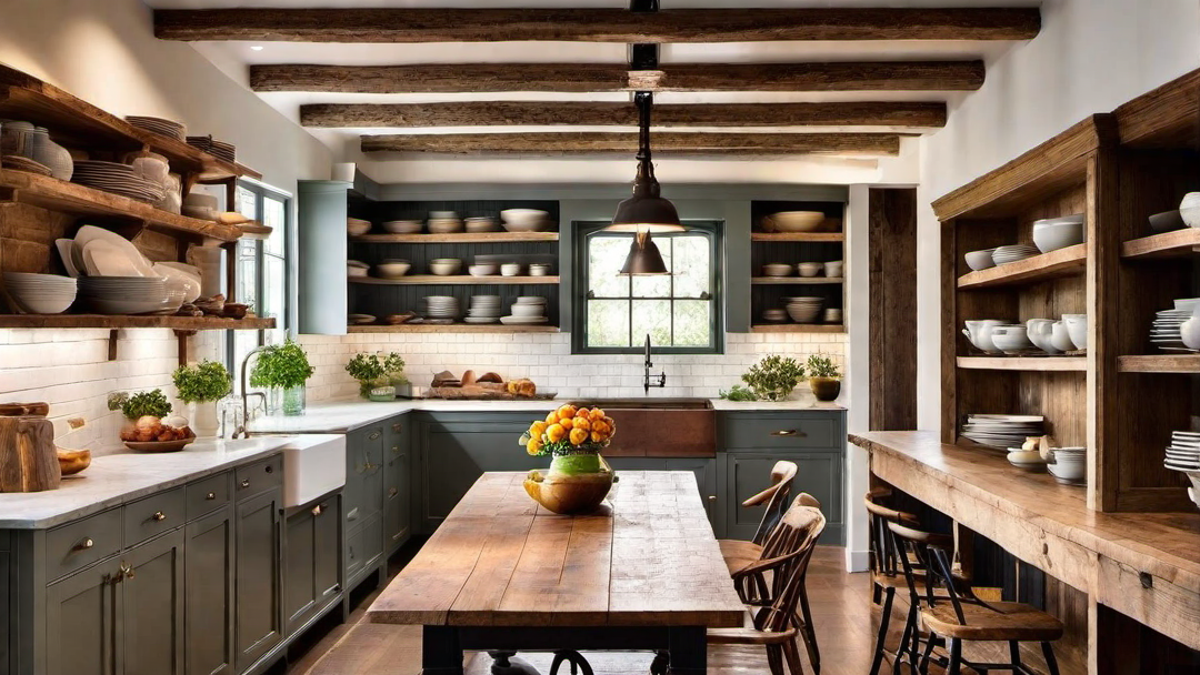 Rustic Charm: Warm Wood Elements in Country Kitchen Design